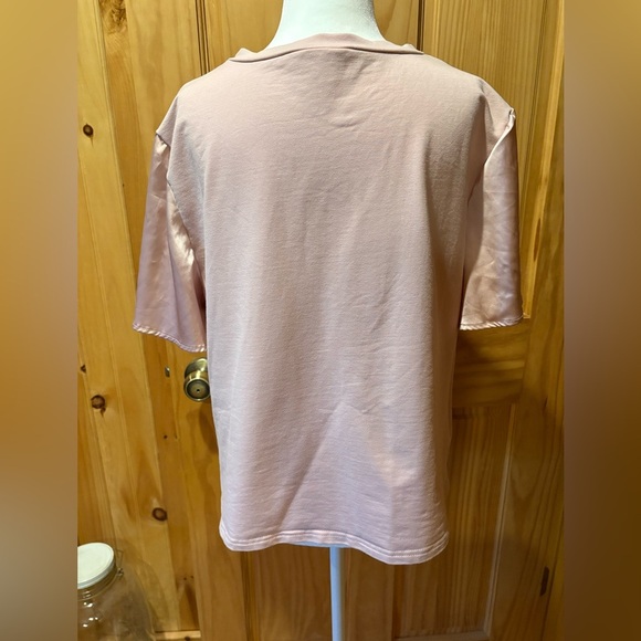 Strut & Bolt Women's Pink Satin Top size L - Picture 2 of 11